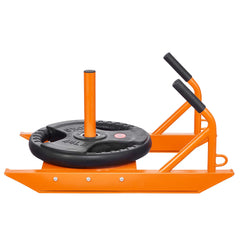 Weight Power Pull Push Sled Fitness Strength Speed Training Sled Orange