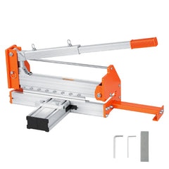 304.8mm Vinyl Floor Cutter, 12mm Thick Laminate Flooring Cutter with Upgraded Labor-Saving Aluminum-Alloy Lever, Telescoping Support Plate, Cuts Certain Engineered Wood, LVT, VCT, SPC, LVP, WPC