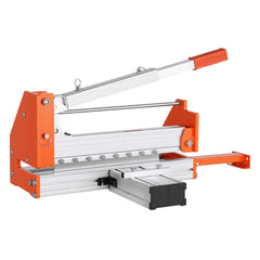 304.8mm Vinyl Floor Cutter, 12mm Thick Laminate Flooring Cutter with Upgraded Labor-Saving Aluminum-Alloy Lever, Telescoping Support Plate, Cuts Certain Engineered Wood, LVT, VCT, SPC, LVP, WPC