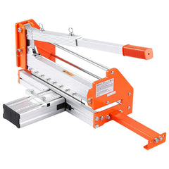 304.8mm Vinyl Floor Cutter, 12mm Thick Laminate Flooring Cutter with Upgraded Labor-Saving Aluminum-Alloy Lever, Telescoping Support Plate, Cuts Certain Engineered Wood, LVT, VCT, SPC, LVP, WPC