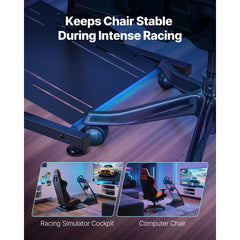 Racing Wheel Stand, Adjustable & Foldable Simulator Stand for Logitech G29 G27 G920 G923, Thrustmaster T300RS T300GT T248 TS-PC TSXW Gaming Cockpit,Pedals Simulator NOT Included