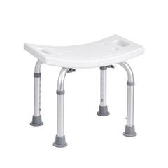 Shower Chair, Adjustable Height Shower Stool with Built-in Handles, Shower Seat for Inside Shower or Tub, Non-Slip Bench Bathtub Stool Seat for Elderly Disabled Handicap, 158.8 kg Capacity