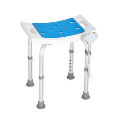 Shower Chair, Adjustable Height Shower Stool, Shower Seat for Inside Shower or Tub, Non-Slip Bench Bathtub Stool Seat for Elderly Disabled Handicap, 158.8 kg Capacity