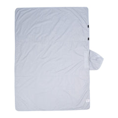 Camping Blanket 2 m x 1.5 m Wearable Warm Stadium Blanket Light Grey.