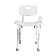 Shower Chair, Shower Seat with Back, Adjustable Height Shower Stool, Shower Chair for Inside Shower Bathtub, Non-slip Bathroom Bench Bath Chair for Elderly Disabled Handicap, 158.8 kg Capacity