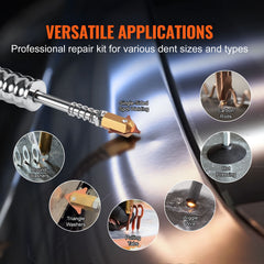 Stud Welder Dent Repair Kit, 1.8KW Spot Welder Dent Puller with Auto/Manual Welding & 7 Versatile Modes, Auto Body Spot Welding Dent Puller Machine for Car, Truck Dent Repair