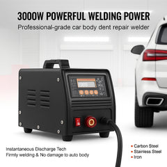 Stud Welder Dent Repair Kit, 3KW Spot Welder Dent Puller with Auto/Manual Welding & 9 Versatile Modes, Auto Body Spot Welding Dent Puller Machine for Car, Truck Dent Repair