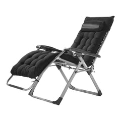 Zero Gravity Chair, 26 inch Zero Gravity Recliner Lounge Chair for Indoor and Outdoor, Adjustable Anti Gravity Chair with Cushion, Headrest, Footrest, and Cupholder, 500 lbs, Black