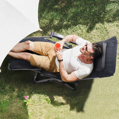 Zero Gravity Chair, 26 inch Zero Gravity Recliner Lounge Chair for Indoor and Outdoor, Adjustable Anti Gravity Chair with Cushion, Headrest, Footrest, and Cupholder, 500 lbs, Black