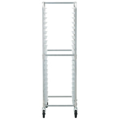 Bun Pan Rack, 20-Tier Commercial Bakery Racks with Brake Wheels, Aluminum Racking Trolley Storage for Half & Full Sheet, Speed Rack For Kitchen Home, Bread Baking Equipment, 660x517x1767 mm