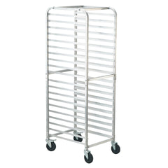 Bun Pan Rack, 20-Tier Commercial Bakery Racks with Brake Wheels, Aluminum Racking Trolley Storage for Half & Full Sheet, Speed Rack For Kitchen Home, Bread Baking Equipment, 660x517x1767 mm