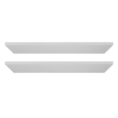 Melamine Shelves, 2 Piece, Wooden Cabinet Shelves Cut to Size for Closet System, Replacement Cabinet Shelf, Versatile Use Wardrobe Board for Closets, Cabinets, or any custom Shelving Needs