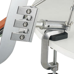 Knife Sharpener Kit, Rotation Flip Fixed Angle Knife Sharpening System with 12 Whetstones 120-10000 Grit, Professional Kitchen Chef Knife Sharpening Kit for All Knives and Scissors