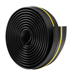 Garage Door Threshold and Bottom Seals Kit, 20 FT U Shape+O Ring Universal Garage Door Bottom Seal Weatherstrip PVC, Combine with Weatherproof Garage Threshold Seal Strip with Adhesive, Black