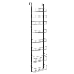 8-Tier Over the Door Pantry Organizer Hanging Storage Rack Adjustable