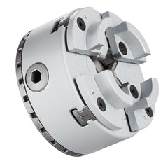 KP965 Lathe Chuck, 4-Jaw 96 mm Diameter, Metal Lathe Chuck Turning Machine Accessories with 5 Sets of Jaws, Self-centering Tool, for Precision Machining, Grinding Machines, Milling Machines