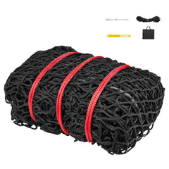 Round Bale Hay Net, 1.8 x 1.8 x 1.8 m, 38.1 x 38.1 mm Holes, PE Material, Knotless Design, with Zip Ties, Needle Shuttle, Repair Twine and Storage Bag, Slow Feeder Round Bale Net for Horses