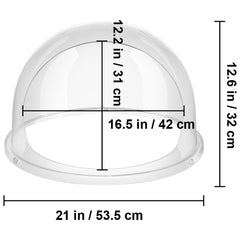 Candy Machine Bubble Shield 20.5 Inch Clear Plastic Cotton Candy Cover for Commercial Candy Maker Machine