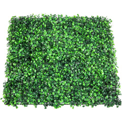 Artificial Boxwood Panel UV 12pcs Boxwood Hedge Wall Panels Artificial Grass Backdrop Wall 20X20" 4cm Green Grass Wall Fake Hedge for Decor Privacy Fence Indoor Outdoor Garden Backyard