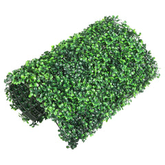 Artificial Boxwood Panel UV 12pcs Boxwood Hedge Wall Panels Artificial Grass Backdrop Wall 20X20" 4cm Green Grass Wall Fake Hedge for Decor Privacy Fence Indoor Outdoor Garden Backyard