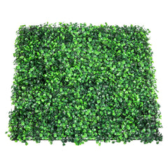Artificial Boxwood Panel UV 12pcs Boxwood Hedge Wall Panels Artificial Grass Backdrop Wall 20X20" 4cm Green Grass Wall Fake Hedge for Decor Privacy Fence Indoor Outdoor Garden Backyard