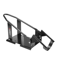 Motorcycle Wheel Chock, 816.5 kg Capacity Wheel Cradle Holder, Heavy-duty Steel Motorcycle Front Wheel Stand with 3 Adjustable Holes, For 381-533.4 mm Off-Road Motorcycles, Standard Motorcycles