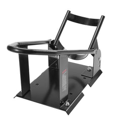 Motorcycle Wheel Chock, 816.5 kg Capacity Wheel Cradle Holder, Heavy-duty Steel Motorcycle Front Wheel Stand with 3 Adjustable Holes, For 381-533.4 mm Off-Road Motorcycles, Standard Motorcycles