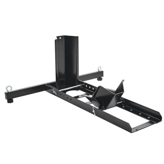 Motorcycle Wheel Chock Upright, 816.5 kg Capacity, Heavy-duty Steel Motorcycle Front Wheel Stand with 6 Adjustable Holes, For 381-558.8 mm Off-Road Motorcycles, Standard Motorcycles