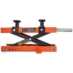 Motorcycle Lift Scissor Jack Stand 1100 Lb with Saddle ATV Lift Dirt Bike