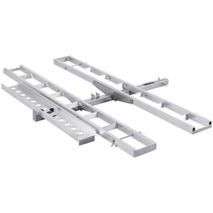 Motorcycle Carrier, 2-Bike 272.15KGS Aluminum Motorcycle Carrier Hitch Mount, Loading Ramp, Scooter Dirt Bike Trailer Hauler, Ratchet Straps and Stabilizer, for Car, Truck with 2" Hitch Receiver