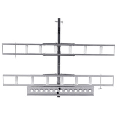 Motorcycle Carrier, 2-Bike 272.15KGS Aluminum Motorcycle Carrier Hitch Mount, Loading Ramp, Scooter Dirt Bike Trailer Hauler, Ratchet Straps and Stabilizer, for Car, Truck with 2" Hitch Receiver