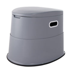 Portable Toilet for Camping, Porta Potty with 5L Detachable Inner Bucket & Removable Paper Holder, Commode with Dual Lids, Travel Toilet for Adults Kids Outdoor Camping Car Long Road Trips
