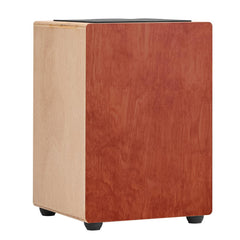 Cajon Box Drum, with Internal Guitar Strings, Lightweight Wooden Percussion Box, Portable Birch Wood Drum Musical Instrument with Silicone Feet, for Beginner & Professional, 305 x 305 x 430 mm