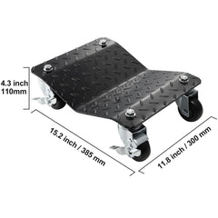 Car Dolly Wheel Tire Dolly 4 PCS Heavy Duty Skate Auto Repair Dolly 6000LB