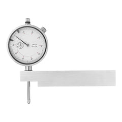 Dial Test Indicator with Metal Base, 0.03 mm Accuracy, 0-25.4mm Range, Easy to Read Large Dial, Professional for Narrow Area Measurement, Industrial Machining & Inspection, Precision Testing