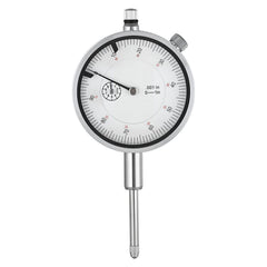Dial Test Indicator with Metal Base, 0.03 mm Accuracy, 0-25.4mm Range, Easy to Read Large Dial, Professional for Narrow Area Measurement, Industrial Machining & Inspection, Precision Testing