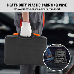 Torque Multiplier, Heavy Duty Torque Multiplier Wrench Set, 1 Inch Drive Lug Nut Wrench Torque Multiplier, 1:64 6800N.m Lug Nut Remover, with 8 Sockets and Storage Case for Truck Trailer RV