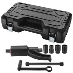 Torque Multiplier, Heavy Duty Torque Multiplier Wrench Set, 1 Inch Drive Lug Nut Wrench Torque Multiplier, 1:58 4800N.m Lug Nut Remover, with 4 Sockets and Storage Case for Truck Trailer RV