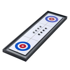 114cm Shuffleboard and Curling 2 in 1 Board Game Portable Tabletop Set