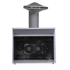 Airbrush Spray Booth, Portable Hobby Airbrush Paint Spray Booth Kit with 4 LED Light, Powerful Dual Exhaust Fans, Turntable and 6 ft Extension Hose, for Painting Models, Arts, Crafts, Cakes