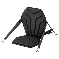 Kayak Seat, 1 Pack 31 mm Thick, Universal Paddle Board Seat with Back Support, Hexagonal Sit-on-Top Soft Padded Cushion with Storage Bag & Adjustable Straps for SUP, Fishing/Inflatable Kayak