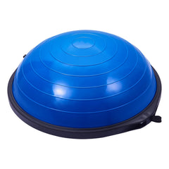 Half Exercise Ball Trainer, 26 inch Balance Ball Trainer, 1500lbs Capacity Stability Ball, Yoga Ball with Resistance Bands & Foot Pump, Strength Fitness Ball for Home Gym Full Body Workout, Blue