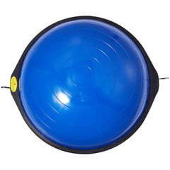 Half Exercise Ball Trainer, 26 inch Balance Ball Trainer, 1500lbs Capacity Stability Ball, Yoga Ball with Resistance Bands & Foot Pump, Strength Fitness Ball for Home Gym Full Body Workout, Blue