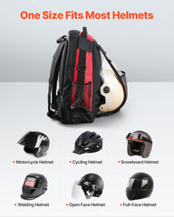 25.2L Welding Backpack 1680D Polyester Welder Backpack for Tool and Helmet