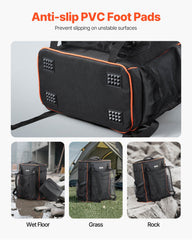 33L Welding Backpack 600D Polyester Welder Backpack for Tools and Helmet