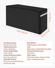 66 inch Grill Cover Heavy Duty BBQ Gas Grill Cover Outdoor Waterproof