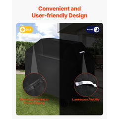 52 inch Grill Cover Heavy Duty BBQ Gas Grill Cover Outdoor Waterproof