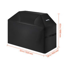 52 inch Grill Cover Heavy Duty BBQ Gas Grill Cover Outdoor Waterproof