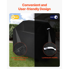 58 inch Grill Cover Heavy Duty BBQ Gas Grill Cover Outdoor Waterproof