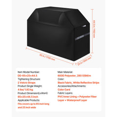 65 inch Grill Cover Heavy Duty BBQ Gas Grill Cover Outdoor Waterproof